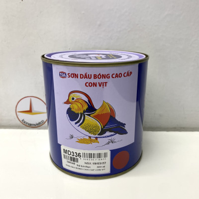 Sơn dầu cao cấp TOA Con Vịt màu đỏ MD 336 _ 800 ml