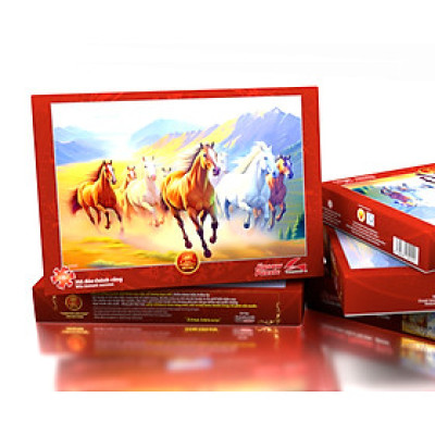 Tranh ghép hình trong vài phút - Tranh xếp hình cao cấp tia sáng - Tranh ghép hình 925 mảnh -003 - Mã đáo Thành công