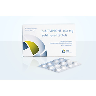 Viên Ngậm Trắng Da Glutathione 100mg Nhập Khẩu Từ Italy