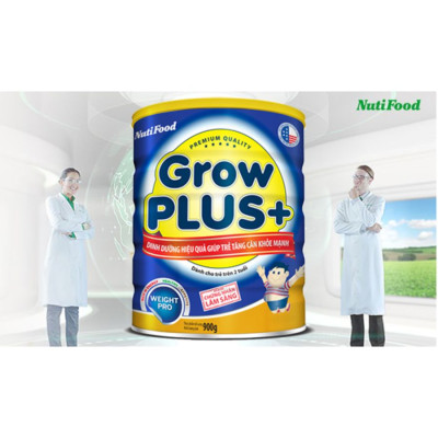SỮA BỘT GROWPLUS+ DINH DƯỠNG HIỆU QUẢ GIÚP TRẺ TĂNG CÂN KHỎE MẠNH - LON 1.5KG