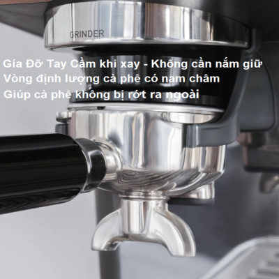 Máy pha cà phê Espresso HiBREW H7A chuyên nghiệp 3 in 1 Thương hiệu Mỹ cao cấp Công Suất 3000W, Dung tích 2,8 lít, Áp suất 20 bars - Bảo hành 12 Tháng, Hàng chính hãng