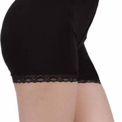 Combo 4 Quần mặc trong váy chất cotton siêu mịn 2 màu đen và 2 màu be