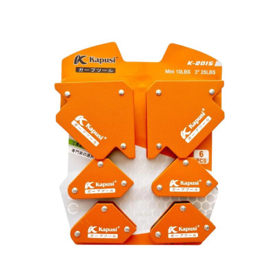 Bộ 6 ke góc nam châm kapusi 2 ke góc 25LBS và 4 ke góc mini 10LBS