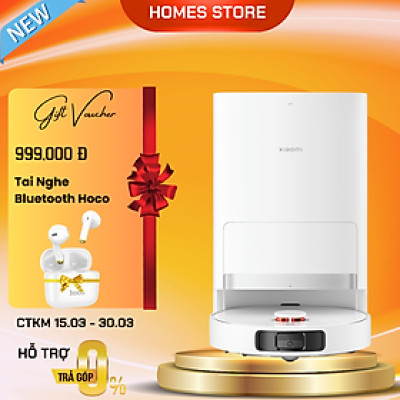 Robot Hút Bụi Lau Nhà Xiaomi X20+ Giặt Sấy Giẻ Tự Động Lực Hút 6000 Pa - Bản Quốc Tế