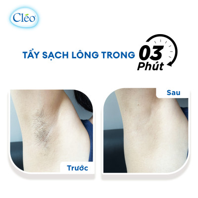 Kem Tẩy Lông Chiết Xuất Bơ Cleo Dành Cho Da Thường 50g, an toàn, không đau và đạt hiệu quả nhanh chóng