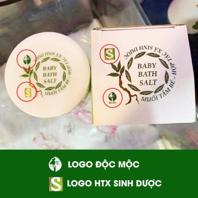 Muối Tắm Bé Độc Mộc 400G - Muối Tắm Bé Sinh Dược  Làm Giảm Rôm Sẩy,  Hăm Tả, Cứt Trâu, Mẩn Ngứa, Mồ Hôi Trộm Cho Bé An Toàn Cho Cả Trẻ Sơ Sinh
