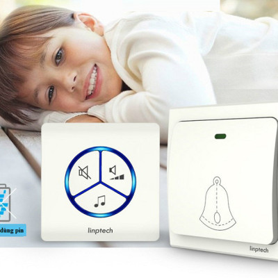 Chuông cửa không dây, không dùng pin, chống nước cao Linbell G1