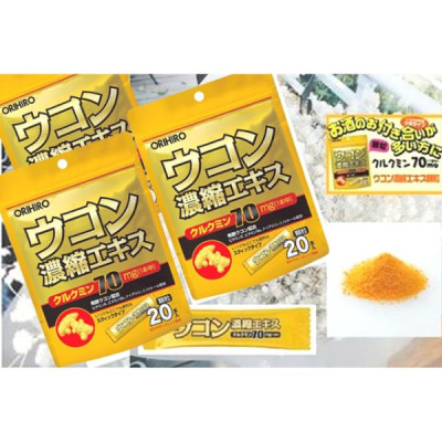 Tinh Bột Nghệ Giải Rượu Orihiro 180 Viên Nhật Bản