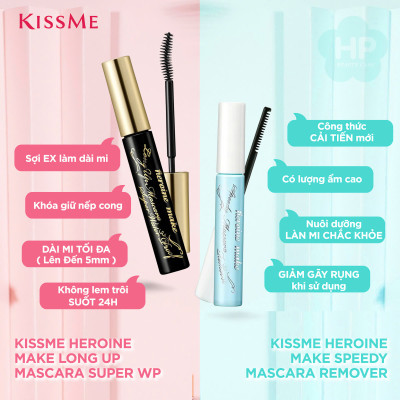 Mascara Dài Và Cong Mi Không Lem Trôi Kissme Heroine Make Long Up WP (6 G)