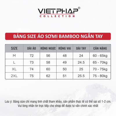 Áo Sơ Mi Nam Ngắn Tay VIỆT PHÁP Form Luxury Chất liệu Bambo In Sọc lịch lãm, sang trọng 32727