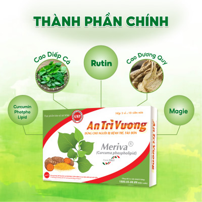 An Trĩ Vương Hỗ Trợ Cải Thiện Táo Bón Giúp Thanh Nhiệt, Giải Độc Có Thể Sử Dụng Cho Phụ Nữ Có Thai Hộp 30 Viên
