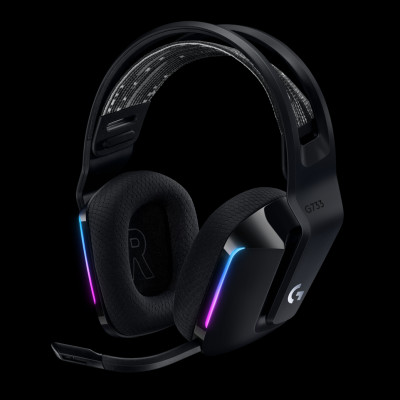 Tai nghe game không dây Lightspeed Logitech G733, RGB Lightsync, màn loa Pro-G, Mic Blue Voice -Hàng chính hãng
