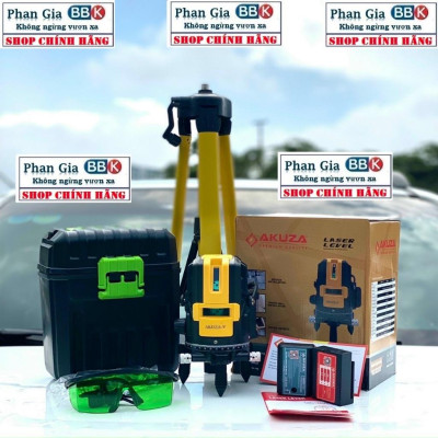 [chính hãƞg] Máy Cân Mực Laser 5 Tia Xanh AKUZA Siêu Sáng, Hàng chính hãƞg, Bảo Hành 1 Năm