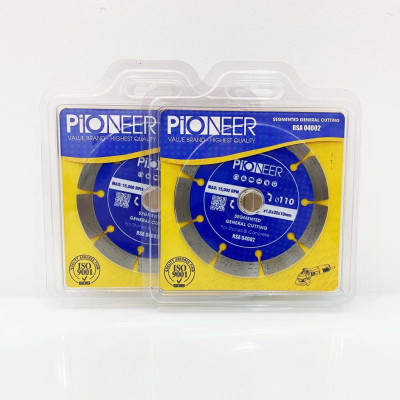 LƯỠI CẮT GẠCH ĐÁ 9 RĂNG PHI Ø 110MM RSA04002 chuyên cắt gạch, đá chất lượng cao chính hãng