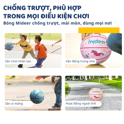 Bóng Rổ Cho Bé Size 5 Mideer Children’s Basketball  Đồ Chơi Vận Động Cho Bé 3,4,5,6,7,8 tuổi