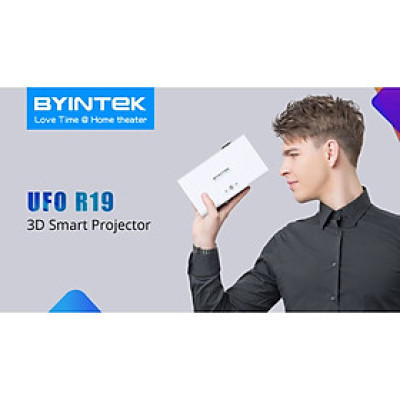 Máy chiếu mini Byintek R19 – Màn hình cực khủng 230″, Full HD hàng chính hãng