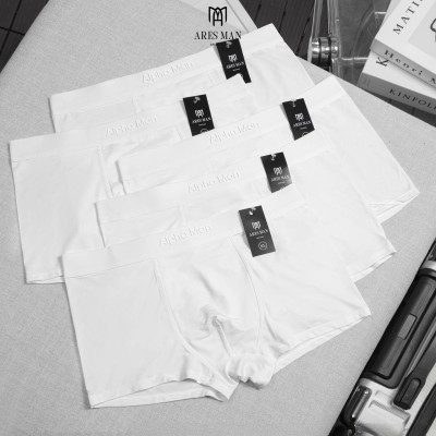  Quần boxer nam, quần lót nam thun lanh ALPHA MAN 3.0 kháng khuẩn co giãn 4 chiều thấm hút mồ hôi phong cách nam tính - ARES SHOP
