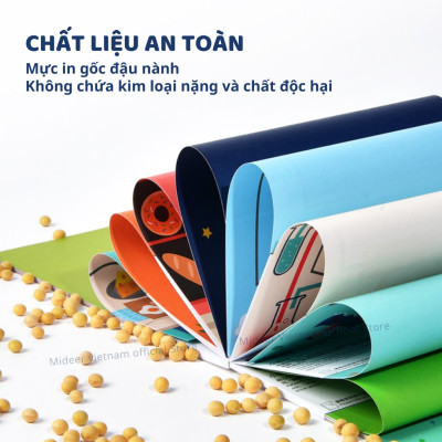 Đồ Chơi Cắt Dán Giấy Thủ Công 3 Cấp Độ cho bé mideer Level Up Let