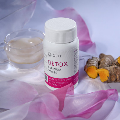 Thực phẩm BVSK OPFE Detox Premium White capsules (120 viên), Hungary (Made in EU) 100% Thảo dược tự nhiên