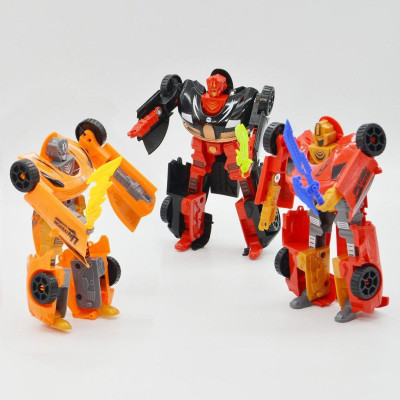 Bộ 3 Đồ Chơi Robot Biến Hình Siêu Xe - Biệt Đội Đỏ - Cresta DK81398