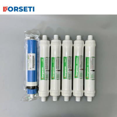 Bộ 9 lõi lọc Hydrogen + Kangaroo KG100HA (123, RO 50GPD, Fir+, Orph+, Hyph+, Mineral+, Nano Carbon+) - Hàng chính hãng