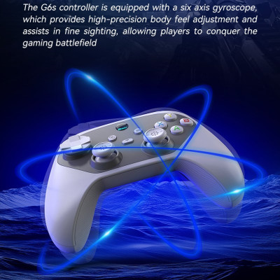 Gamepad tay game Không dây Bluetooth G6S Đa kết nối cho máy tính, laptop, smartphone, máy tính bảng, máy game hàng nhập khẩu
