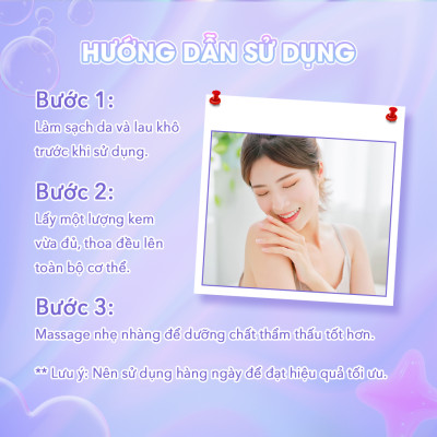 Kem Dưỡng Ẩm Toàn Thân myKella Giúp Làm Sáng Da, Kiểm Soát Dầu Nhờn, Dưỡng Ẩm Hiệu Quả - 230ml