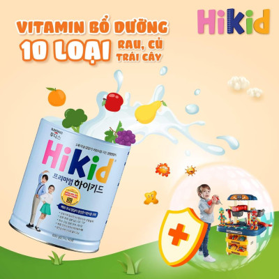 Bộ 3 Hộp Sữa Hikid Premium tăng trưởng chiếu cao tối đa - Hàng Nội địa Hàn