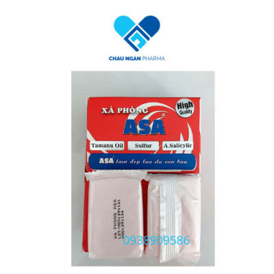 Xà bông tắm Asa 120g hỗ trợ diệt khuẩn gây mụn, nấm, lác và các bệnh ngoài da