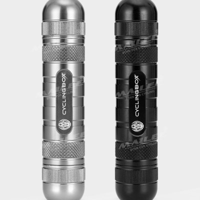 Vá Lụi Mini Xe đạp cho lốp xe không săm bỏ túi CB-9904 chất liệu nhôm nguyên khối, chắc chắn, chiều dài chỉ 9.6cm (tặng kèm thêm 5 sợi vá) - Mai Lee