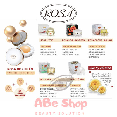 Kem ROSA UV/30 ANTI-AGING WHITENING CREAM 20g - Chống Nhăn - Ngừa Lão Hóa - Giảm Mụn