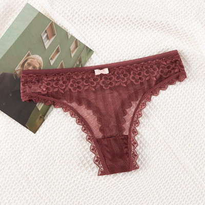 Combo 5 Quần Lót Nữ Lọt Khe Ren Hoa Hồng Voronin 8154 – Siêu Mảnh, Thoáng Mát, Tôn Dáng