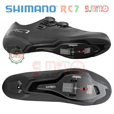 Giày can xe đạp road SHIMANO RC703 đen fullbox chính hãng