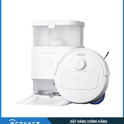 [GIÁ TẠI KHO] - Robot Hút Bụi Lau Nhà Ecovacs Deebot N30 Pro Omni - Bản màu trắng 2025 - Hàng chính hãng Ecovacs