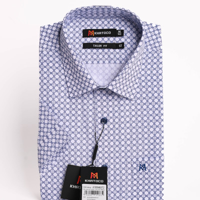 Áo sơ mi Khatoco tay ngắn