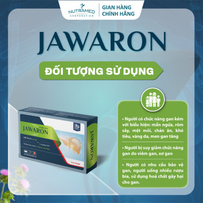 Viên uống Jawaron hỗ trợ chống viêm gan, giải độc và bảo vệ gan (30 viên) - Nutramed