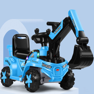 Xe điện trẻ em, xe cẩu điện cho bé TILO KIDS TLK-7399 có đèn nhạc, cần điều khiển tay xúc bằng điện