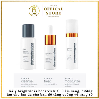 Daily brightness boostes kit - Làm sáng, dưỡng ẩm cho làn da của bạn để tăng cường vẻ rạng rỡ