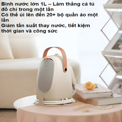 Bàn là, ủi hơi nước cầm tay công suất lớn 1800W. Thương hiệu Hà Lan cao cấp Philips - STE0850/50 - Hàng nhập khẩu