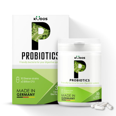 Combo Thực Phẩm Bảo Vệ Sức Khỏe  KUDOS PROBITICS + KUDOS DIGESTIVE ENZYMES (30 viên/hộp)