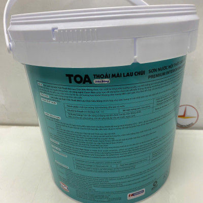 Sơn nước Toa thoải mái lau chùi siêu bóng màu xám 8323 _5L