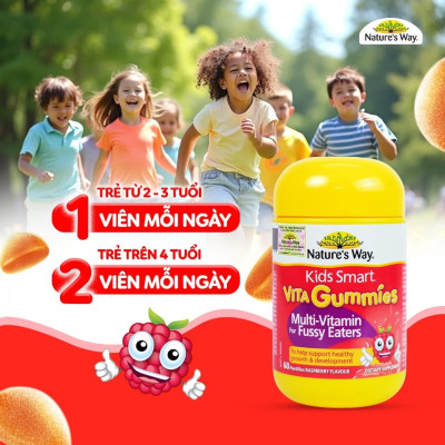 Kẹo Dẻo Vitamin Tổng Hợp Cho Bé Nature