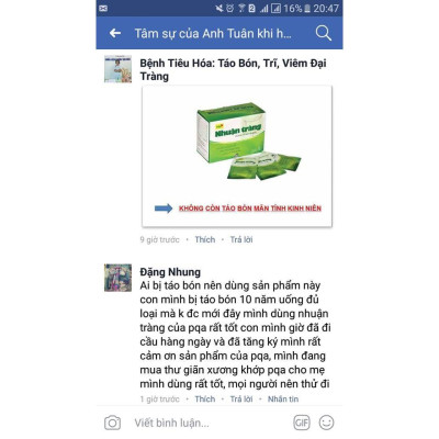 Nhuận Tràng PQA Thành Phần Từ Thiên Nhiên Hỗ trợ Táo Bón, Táo Bón Mãn Tính, Bé Bị Khó Tiêu Lâu Ngày Hộp 250ml