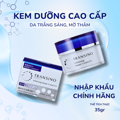 Kem Dưỡng Trắng Da Cao Cấp Transino Whitening Repair Cream EX (35g)