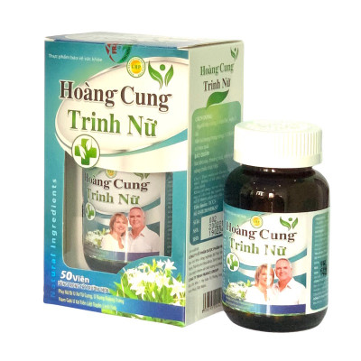 Hoàng cung trinh nữ - Hộp 60 Viên - Phụ Nữ Bị U Nang , U Xơ Tử Cung, Nam giới U Xơ Tiền Liệt Tuyến, Vinaphar