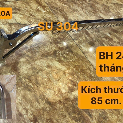 Thanh phơi quần áo cao cấp gấp gọn thế hệ mới. SU 304 ( BH 24 THÁNG )