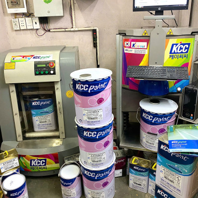 Sơn Alkyd KCC LT313 Base A màu xám 1278 _4L