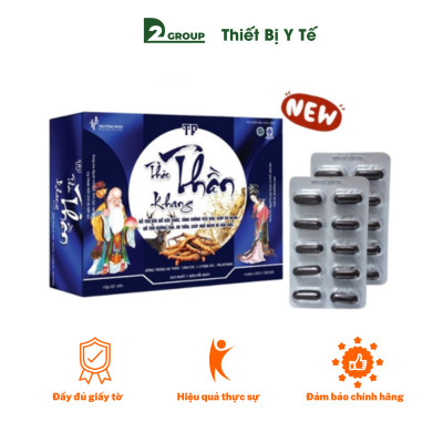 Viên uống dưỡng tâm an thần THẢO THẦN KHANG, giúp ăn ngon ngủ tốt, thành phần đông trùng hạ thảo và nhung hươu hộp 60 viên - D2 Group