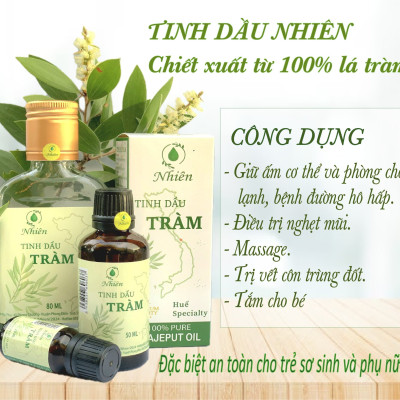 Tinh dầu tràm nguyên chất Nhiên