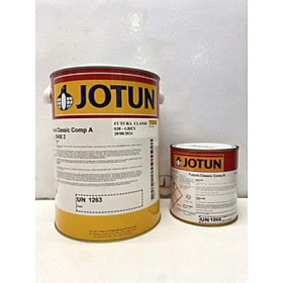 Sơn Epoxy Jotun Futura Classic base 2 màu Grey 038 (Xám) 5L/bộ